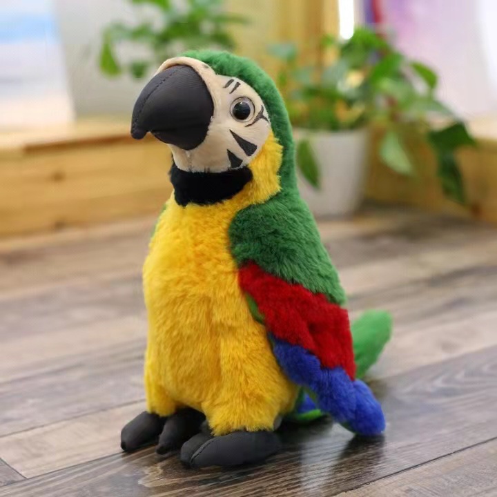 Plush & Stuffed Animals | 6″ Toy Plush Parrot – Green Plush & Stuffed Animals Plush & Stuffed Animals