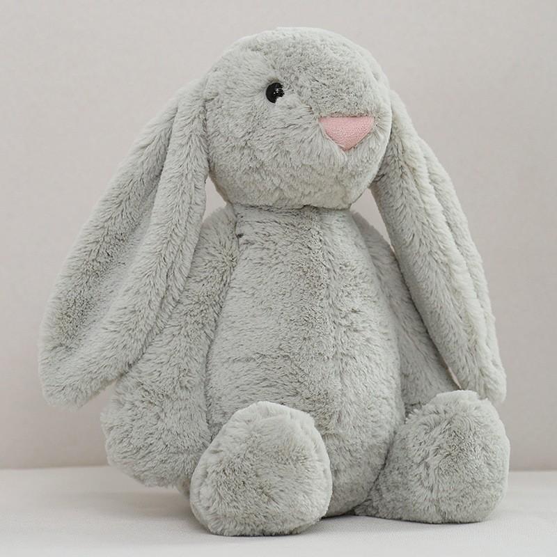 Plush & Stuffed Animals | Hoppie Rabbit, Light Grey, 16 Inches Baby & Toddler Baby & Toddler