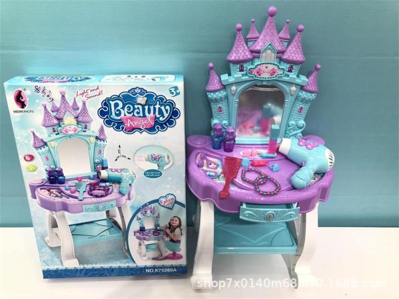 Preschool | Dreamland Castle Play Vanity Set – White/Ice Blue Preschool Preschool