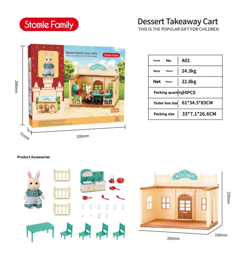 Preschool |  Grocery Market, Dollhouse Playset Preschool Preschool