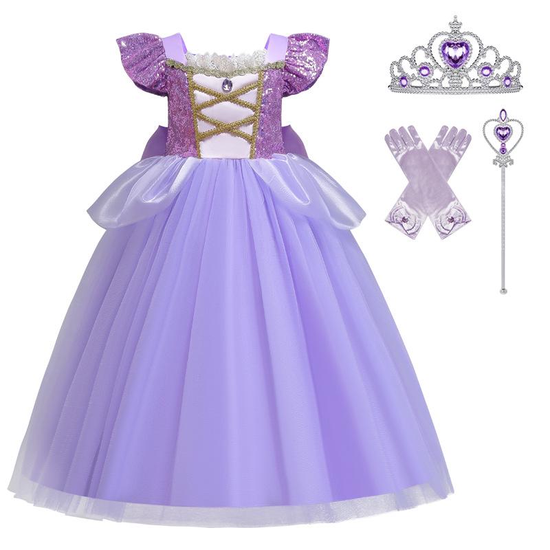 Preschool | Lilac Party Princess Dress- Size 3-4 Years Preschool Preschool