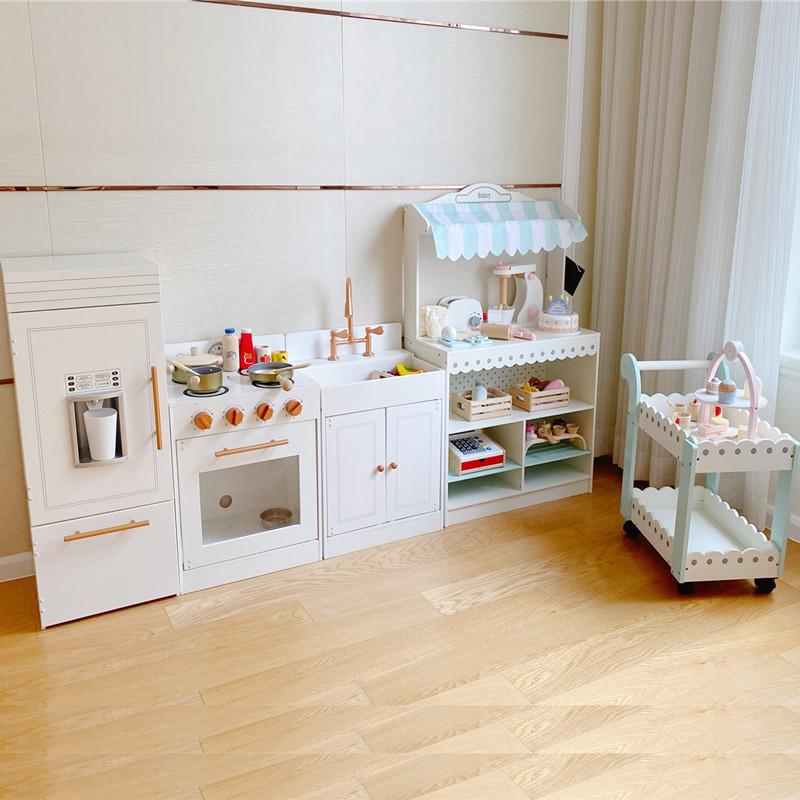 Preschool | Little Chef Paris Modern Play Kitchen – White / Rose Gold Preschool Preschool