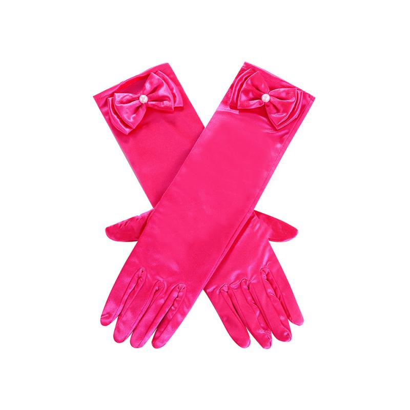 Preschool | Princess Gloves With Bow, Hot Pink Preschool Preschool