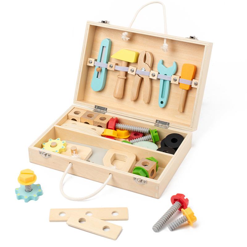 Preschool | Super Bricolo Pretend Play Wooden Toolbox Preschool Preschool