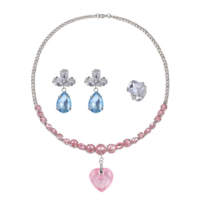 Trend Accessories | The Marilyn- Pink & Silver 4 Piece Jewelry Set Preschool Preschool