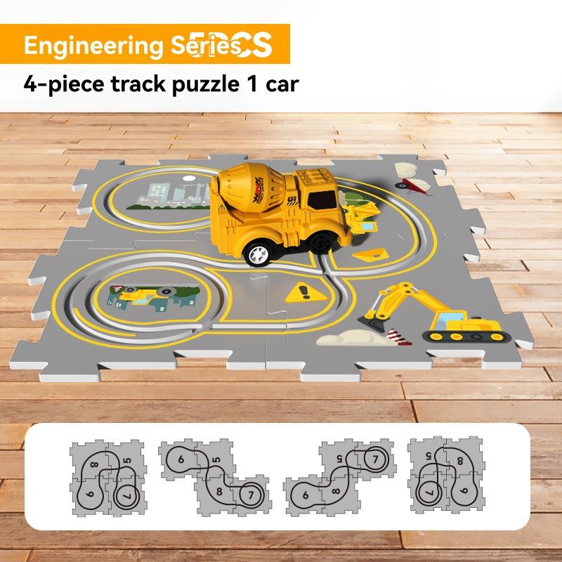 Vehicles & Trains | City Circuit 24 Piece Giant Puzzle Vehicles & Trains Vehicles & Trains