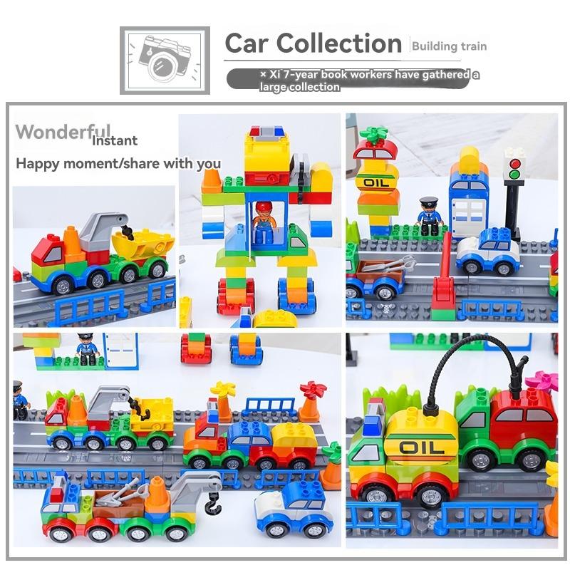 Vehicles & Trains | Rail And Road Loading Set Preschool Preschool